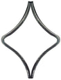 Rombuszminta h200, b95, 12x6mm