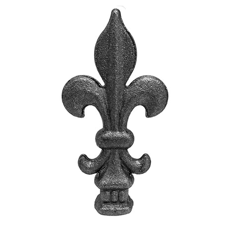 Kovácsoltvas csúcsdísz h105, b53, n15x21mm