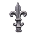 Kovácsoltvas csúcsdísz h120, b68, n24x24mm