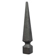 Kovácsolt csúcsdísz h160, b23,5, n23x23mm