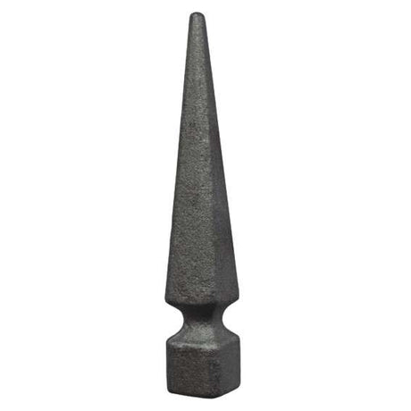 Kovácsolt csúcsdísz h160, b23,5, n23x23mm
