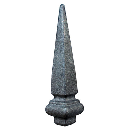 Kovácsolt csúcsdísz h107, b25, n15x15mm