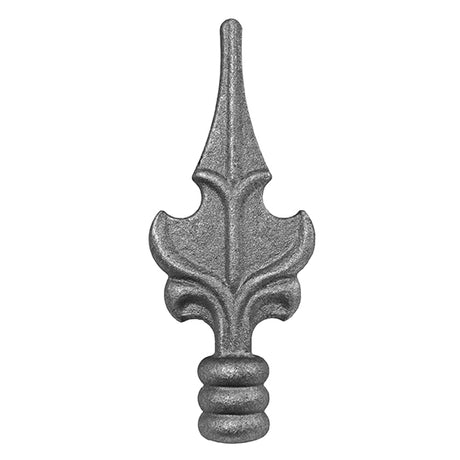 Kovácsolt csúcsdísz h132, b62 , n27mm