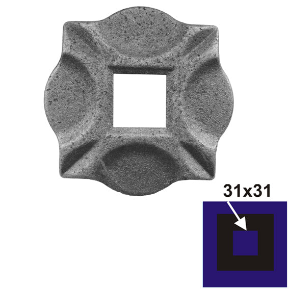 Talpelem 100x100, 31x31, t10mm