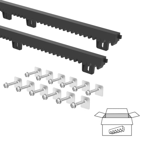 PVC-acélmagos  fogasléc, 27x20mm, L 1+1m, max 700kg