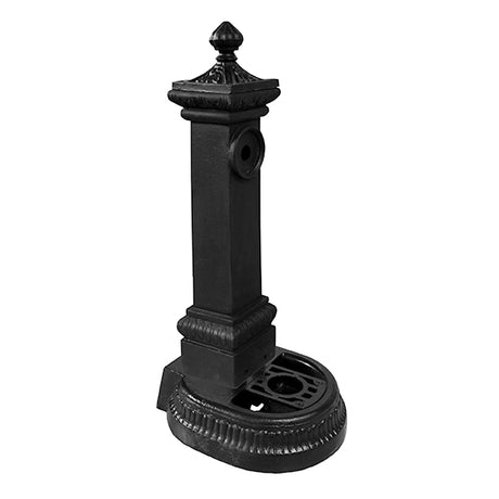 Szürkeöntvény állókút 300x260x710mm fekete alap