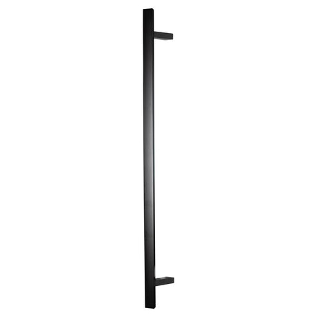 Rozsdamentes nyitómarkolat-üvegajtóra AISI304 BLACK