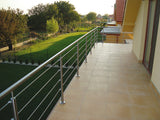 Rozsdamentes pálcás korlát (6000x1000 mm)