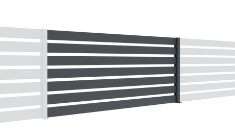 Kerítés összeállítás 20x100 léccel, 0,9x2m