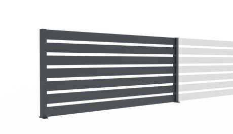 Kerítés összeállítás 20x100 léccel, 0,9x2m