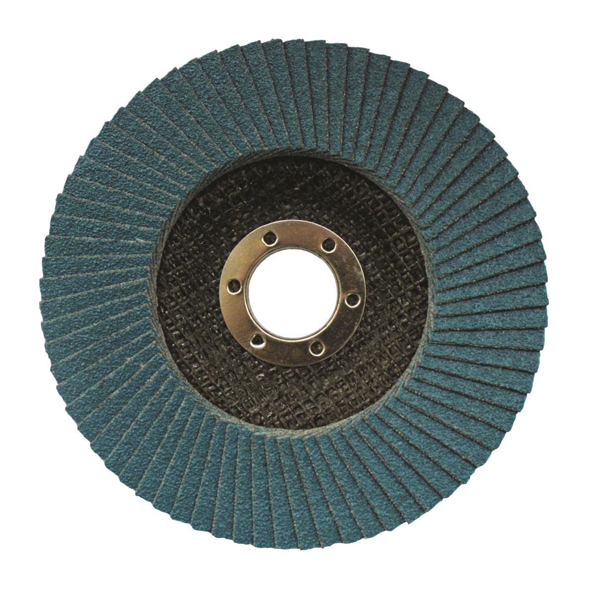 Lamellás csiszolókorong rozsdamentes acélhoz, D125 d22,2, t7,25 mm, P40