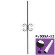 Korlátpálca h900, b162mm, P/035A-12x12