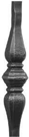 Kovácsoltpálca-elem 14x14, h150mm, b34,5mm