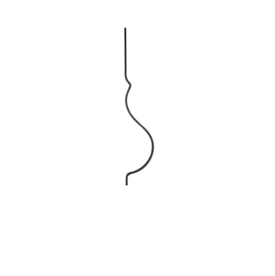 Öblös pálca h900, 12x12mm